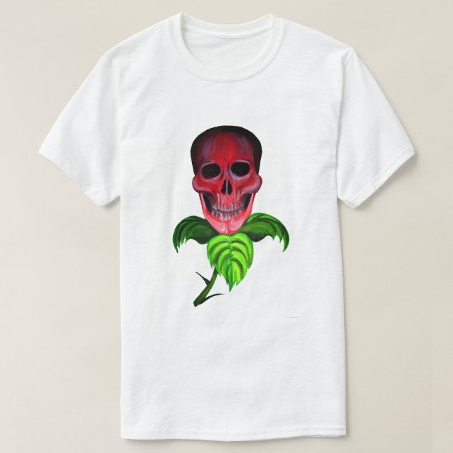 SchädelBlume T-Shirt (Design vorne)