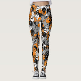 Schädelconfetti-Gamaschen - multi Leggings