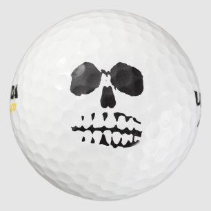 Schädelgesicht Golfball