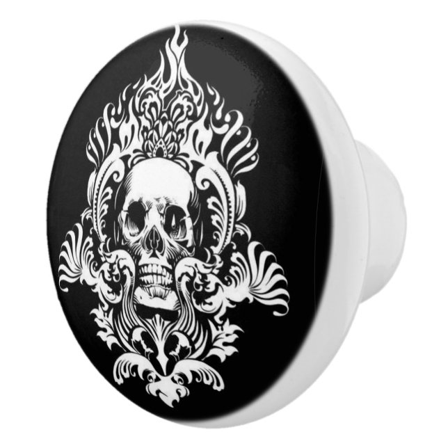 Schädelgriff Keramikknauf (Rechts)