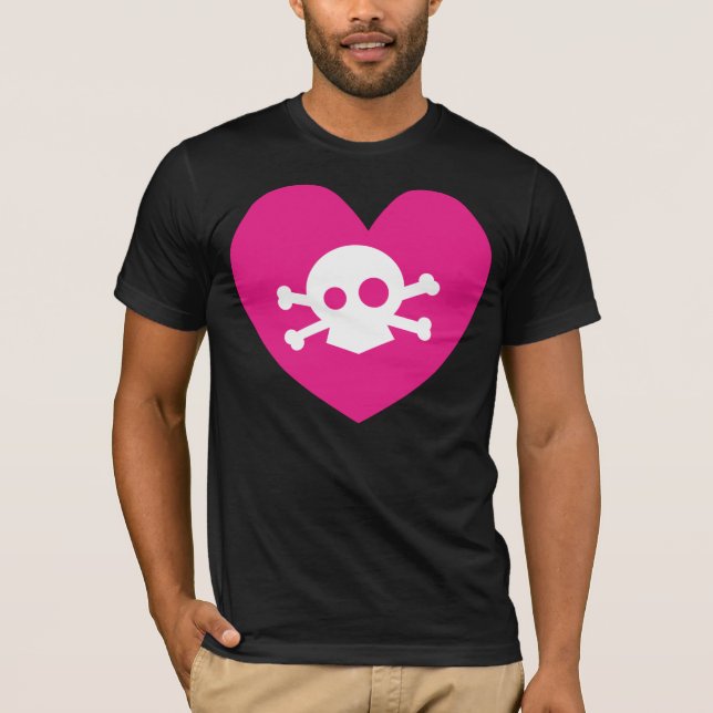 Schädelherz T-Shirt (Vorderseite)