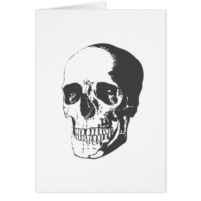 Schädelillustration (Vorne)