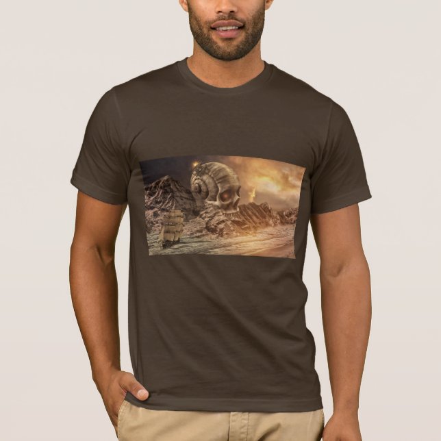 Schädelinsel T - Shirt (Vorderseite)