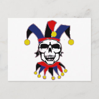 SchädelJoker Postkarte