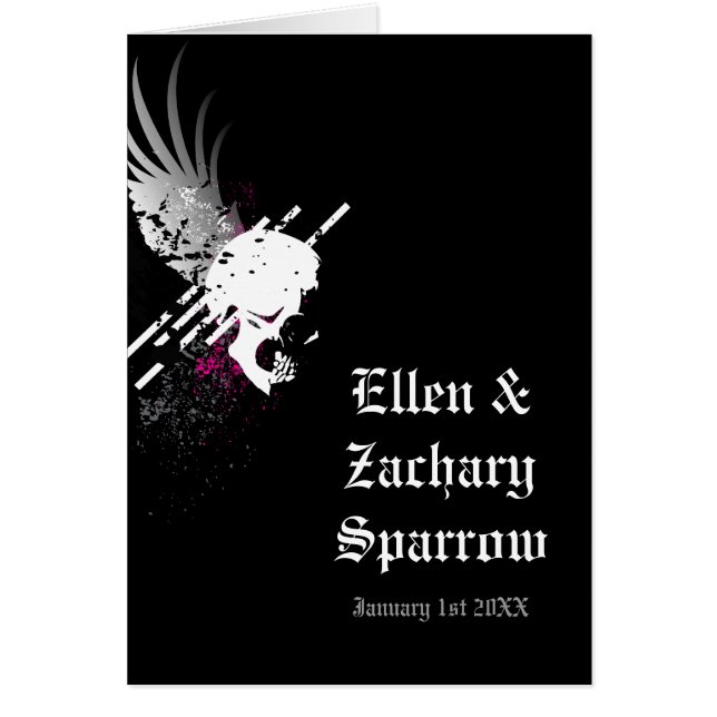 Schädelkarte (Vorne)