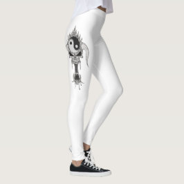 Schädelknochen Leggings