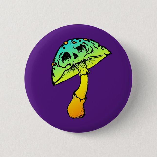 Schädelknopf Button (Vorderseite)