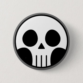 Schädelknopf Button