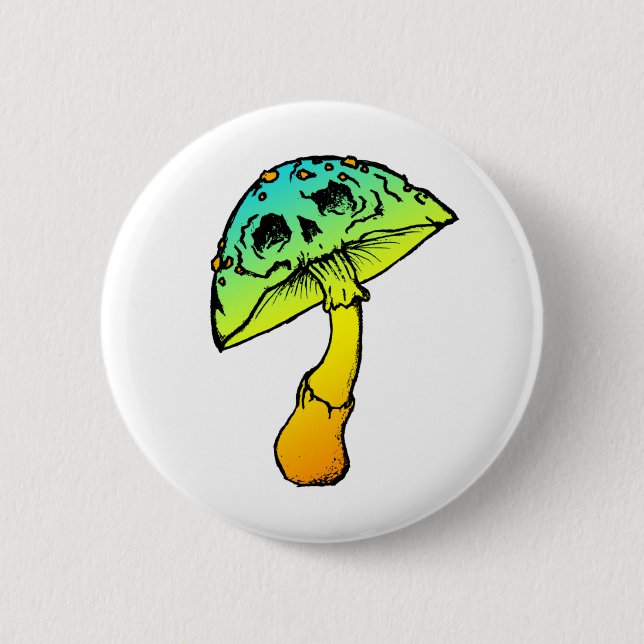 Schädelknopf Button (Vorderseite)