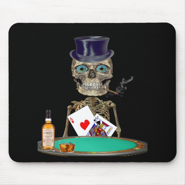 SchädelkopfT - Shirt Mousepad (Vorne)