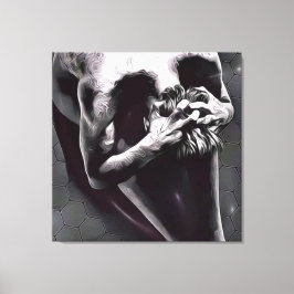 Schädelkörper Leinwanddruck