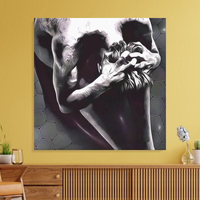 Schädelkörper Leinwanddruck (Insitu (Wohnzimmer))