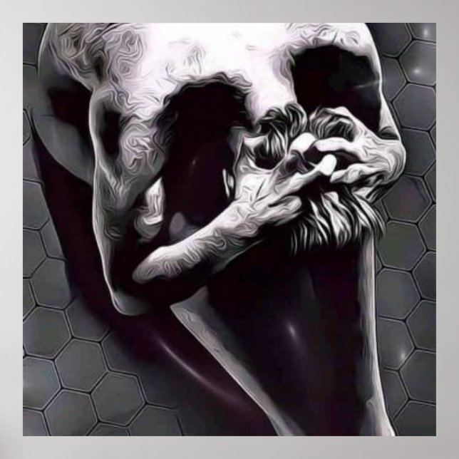 Schädelkörper Poster (Vorne)