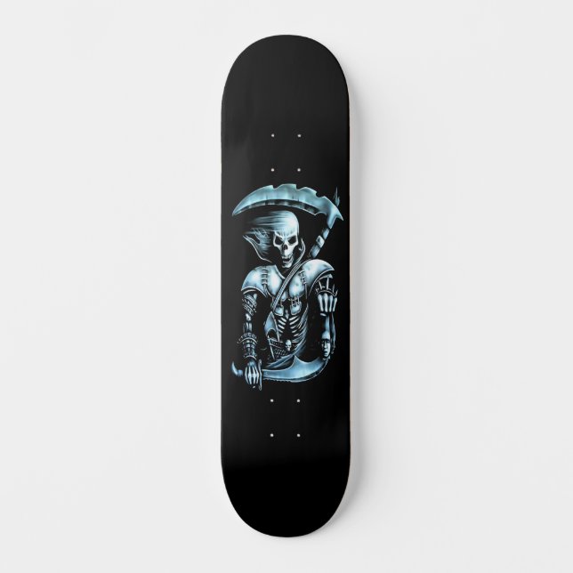 Schädelkrieger Skateboard (Vorderseite)