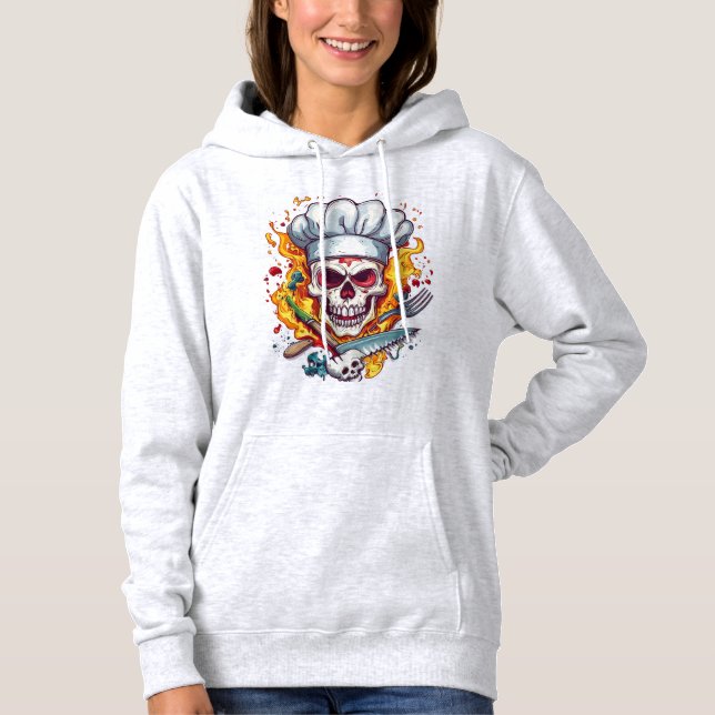 Schädelküchenmeister Hoodie (Vorderseite)