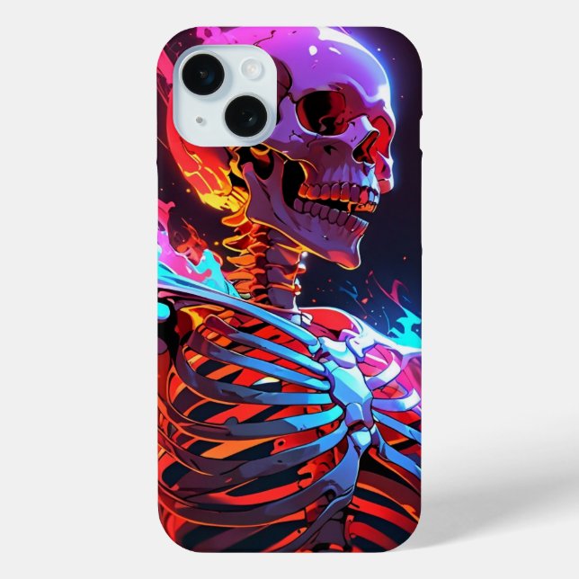 Schädelkunst Case-Mate iPhone Hülle (Rückseite)