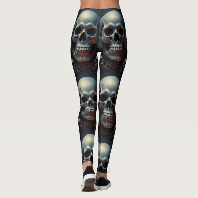 Schädellegings, fett, Badass Leggings (Rückseite)