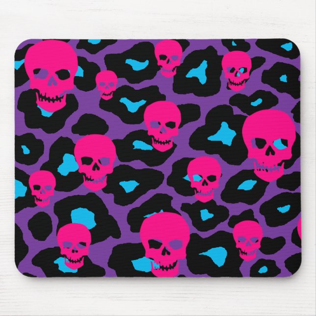 Schädelleopard Mousepad (Vorne)