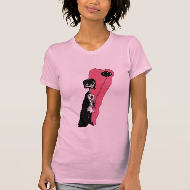 Schädelmädchen T-Shirt (Vorderseite)