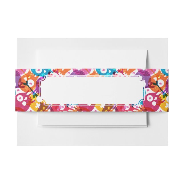 Schädelmuster 3 einladungsbanderole (Vorderseite Beispiel)