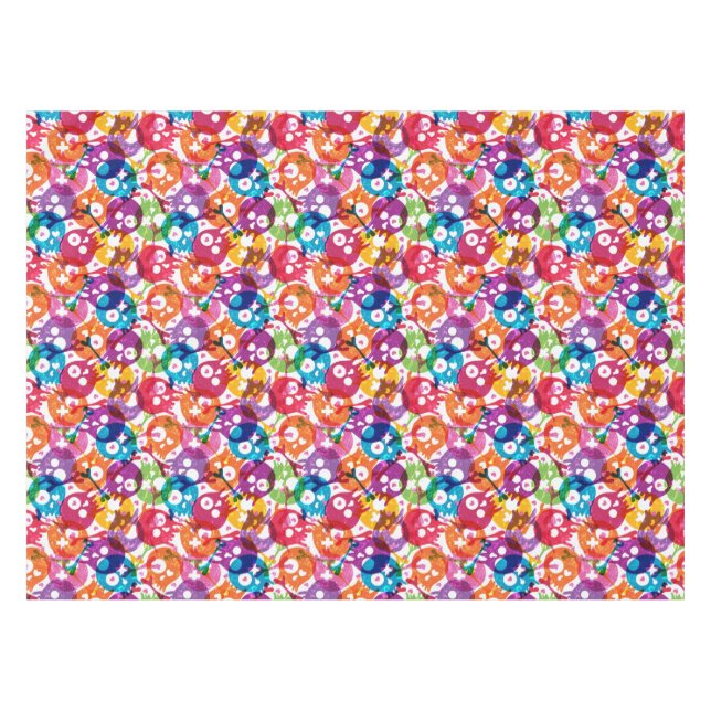 Schädelmuster 3 tischdecke (Vorderseite (Horizontal))
