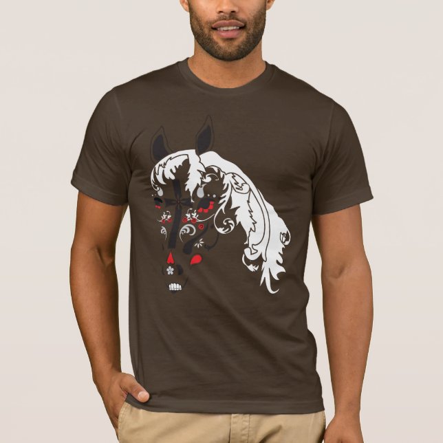 Schädelpferd T-Shirt (Vorderseite)