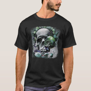 Schädelpilze Cottagecore Gothic Schädel Illuminat T-Shirt