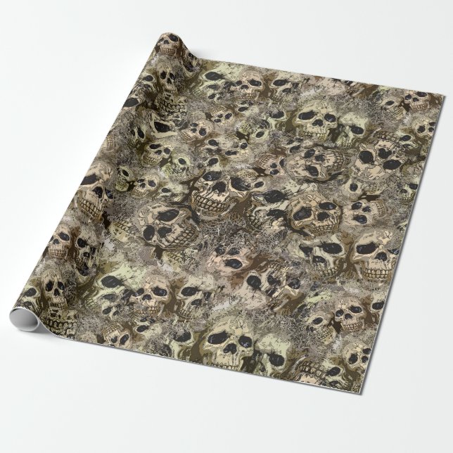 Schädelpilze Geschenkpapier (Ungerollt)