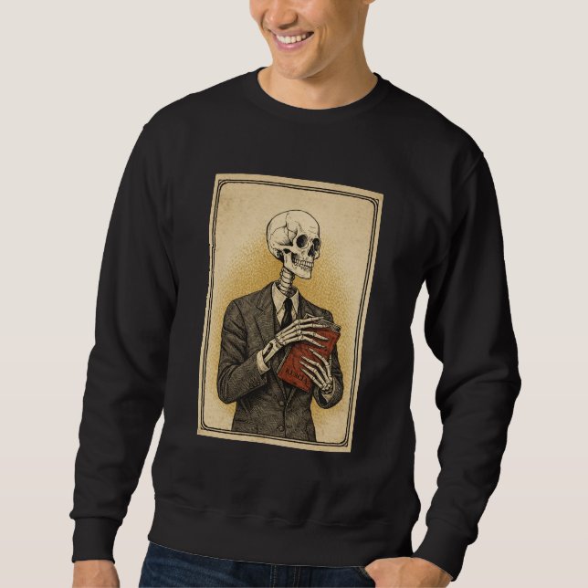 Schädelporträt Sweatshirt (Vorderseite)