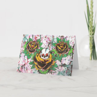 SchädelRose Karte