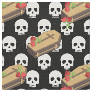 Schädelsärmelstoff Emojis Stoff