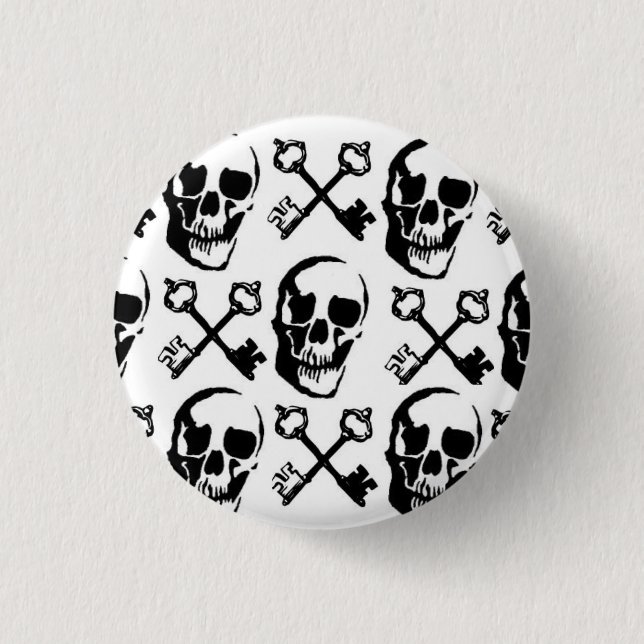 Schädelschlüssel Button (Vorderseite)