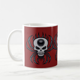 Schädelspinne Kaffeetasse