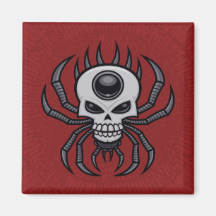 Schädelspinne Magnet