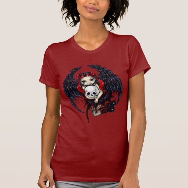 Schädelstealer-gotisches feenhaftes Shirt (Vorderseite)