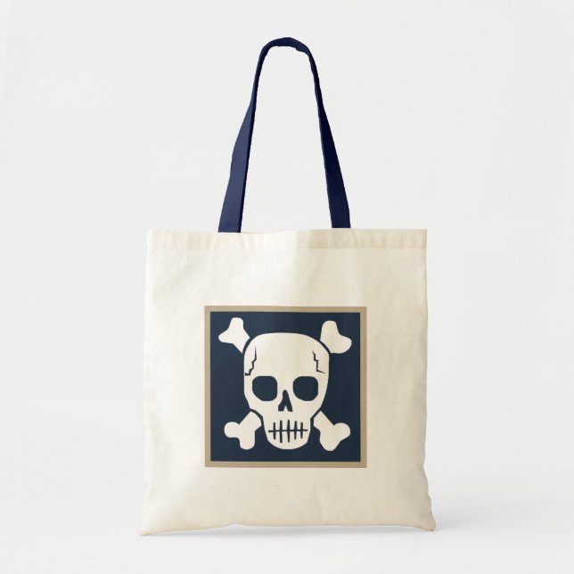 Schädelstrandtasche Tragetasche (Vorne)