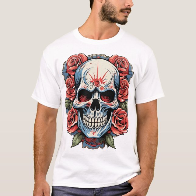 SchädelT - Shirt (Vorderseite)
