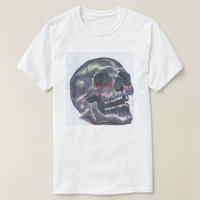 Schädelt-stück der Männer T-Shirt (Design vorne)