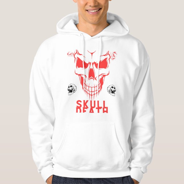 Schädeltod Hoodie (Vorderseite)