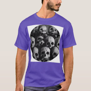 Schädeltod Skelleton Biologie Anatomie T-Shirt