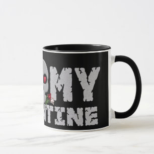 Schädelvalentine-Tasse Tasse