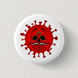 Schädelvirus Button