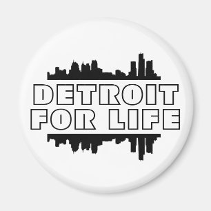 Schaden für Leben - Skyline Magnet