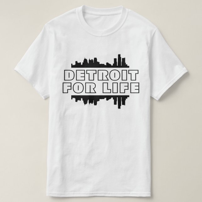 Schaden für Leben - Skyline T-Shirt (Design vorne)