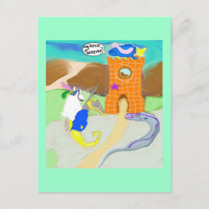 Schaden in Not Postkarte