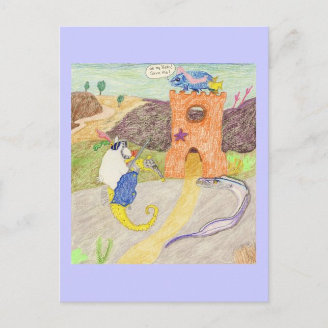 Schaden in Not Postkarte (Vorderseite)