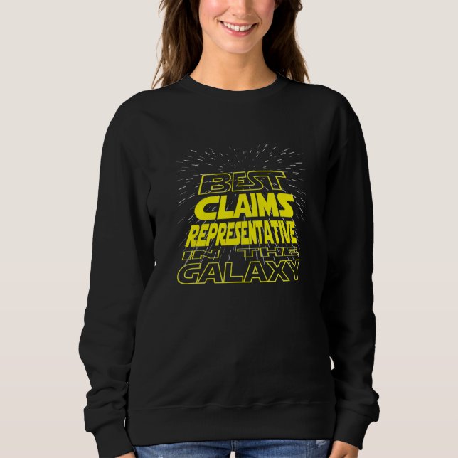 Schadenregulierungsbeauftragter Cool Galaxy Job Sweatshirt (Vorderseite)