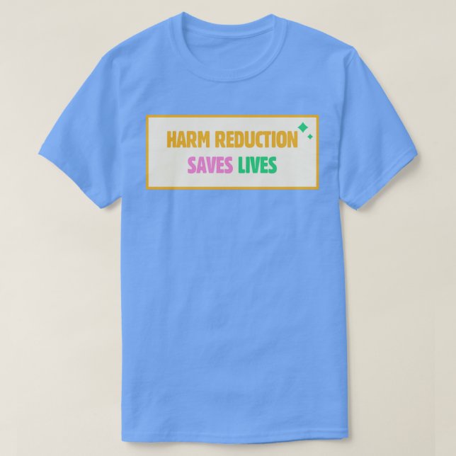 Schadensminderung Rette Leben T-Shirt (Design vorne)