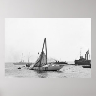 Schädigende Rennjacht, 1899 Poster