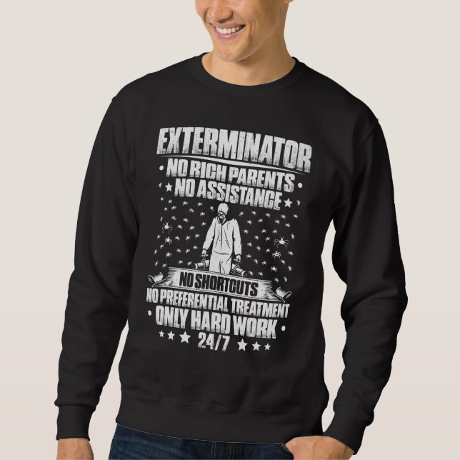 Schädling-Kontrolle Sweatshirt (Vorderseite)